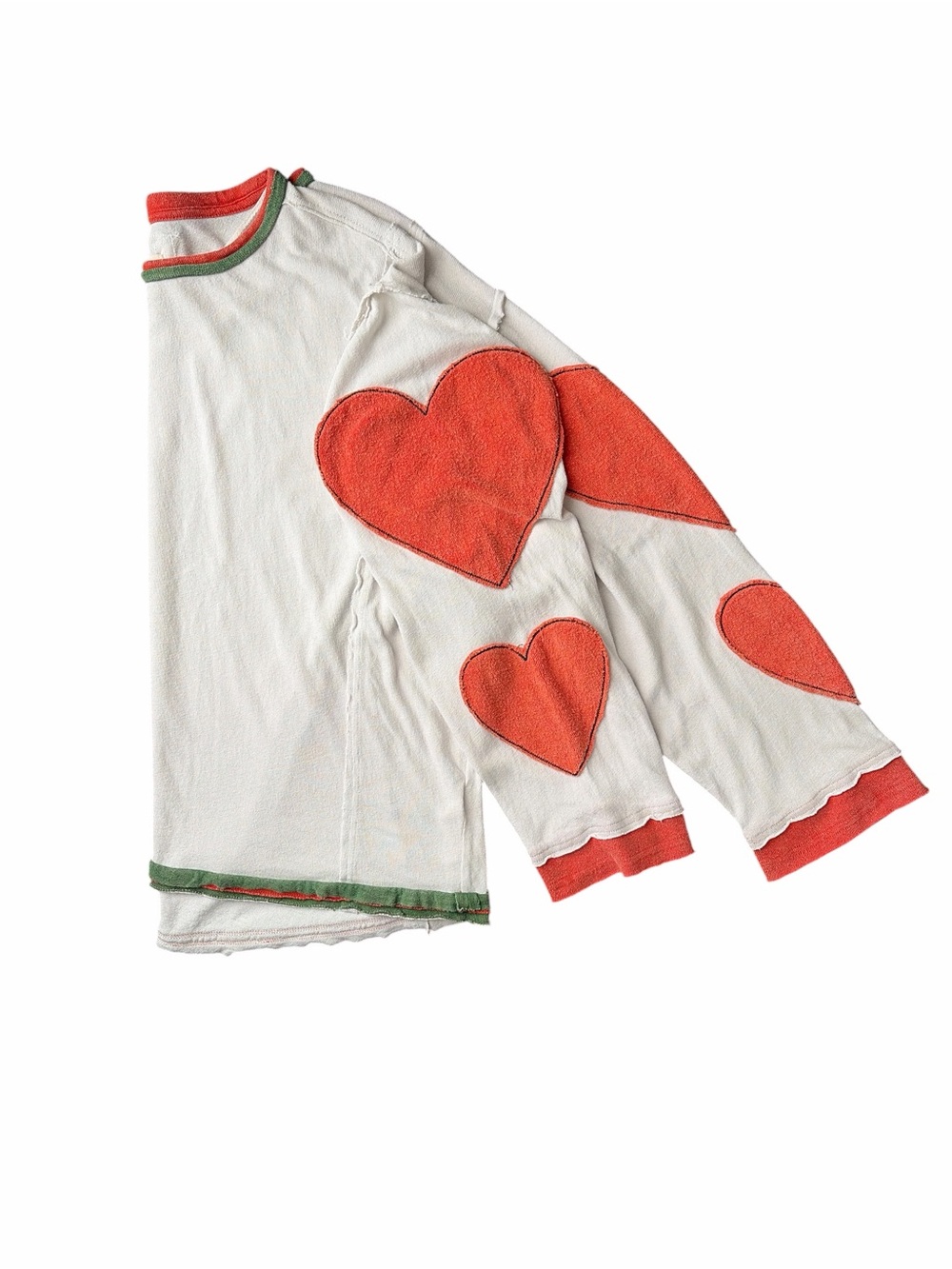 Free People We The Free You’re A Star Heart Tee Sugar Heart Size Small